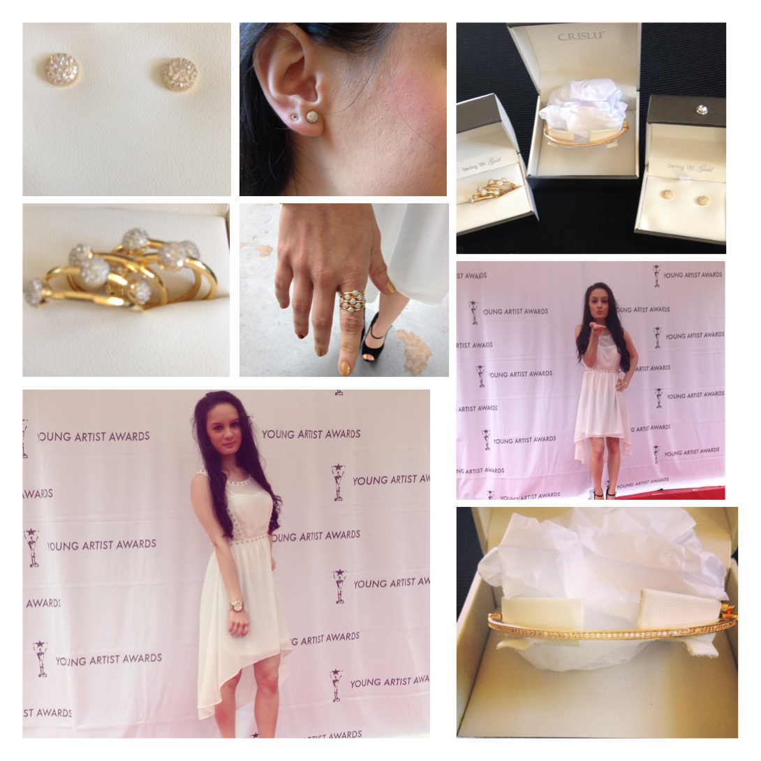 VIPAccessEXCLUSIVE: Alexisjoyvipaccess Accessorizes With Crislu Jewelry At The 2013 Young Artist Awards