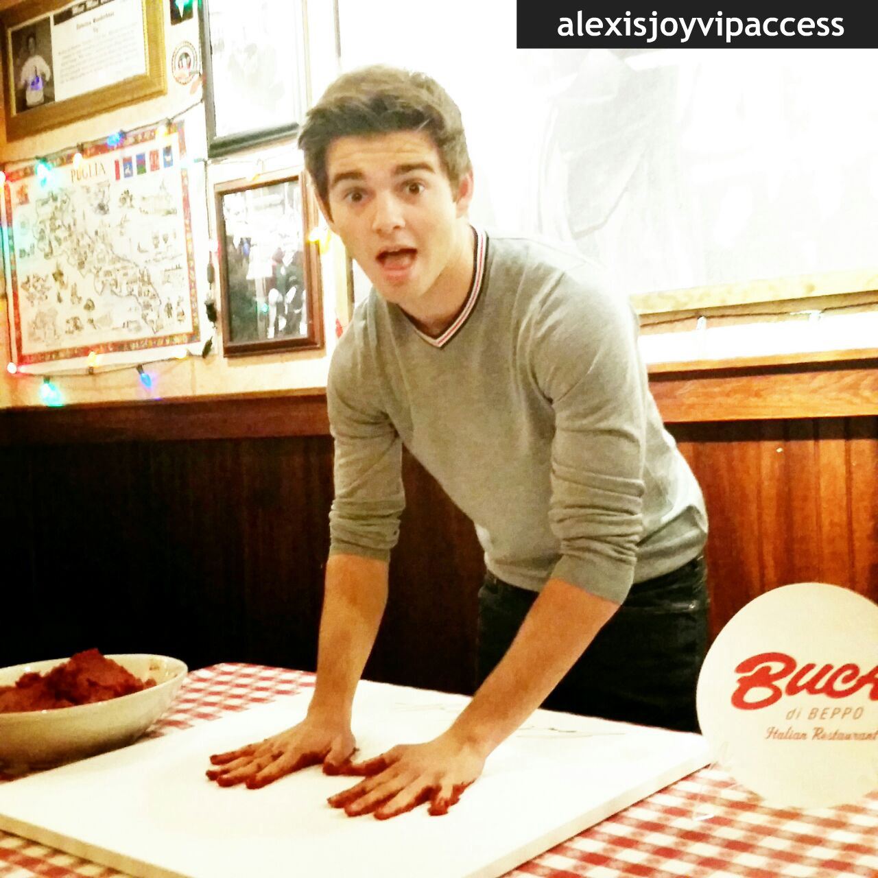 VIPAccessEXCLUSIVE: “The Thundermans” Star, The Incredible Jack Griffo Exclusive Interview With Alexisjoyvipaccess At Buca Di Beppo, NYC!