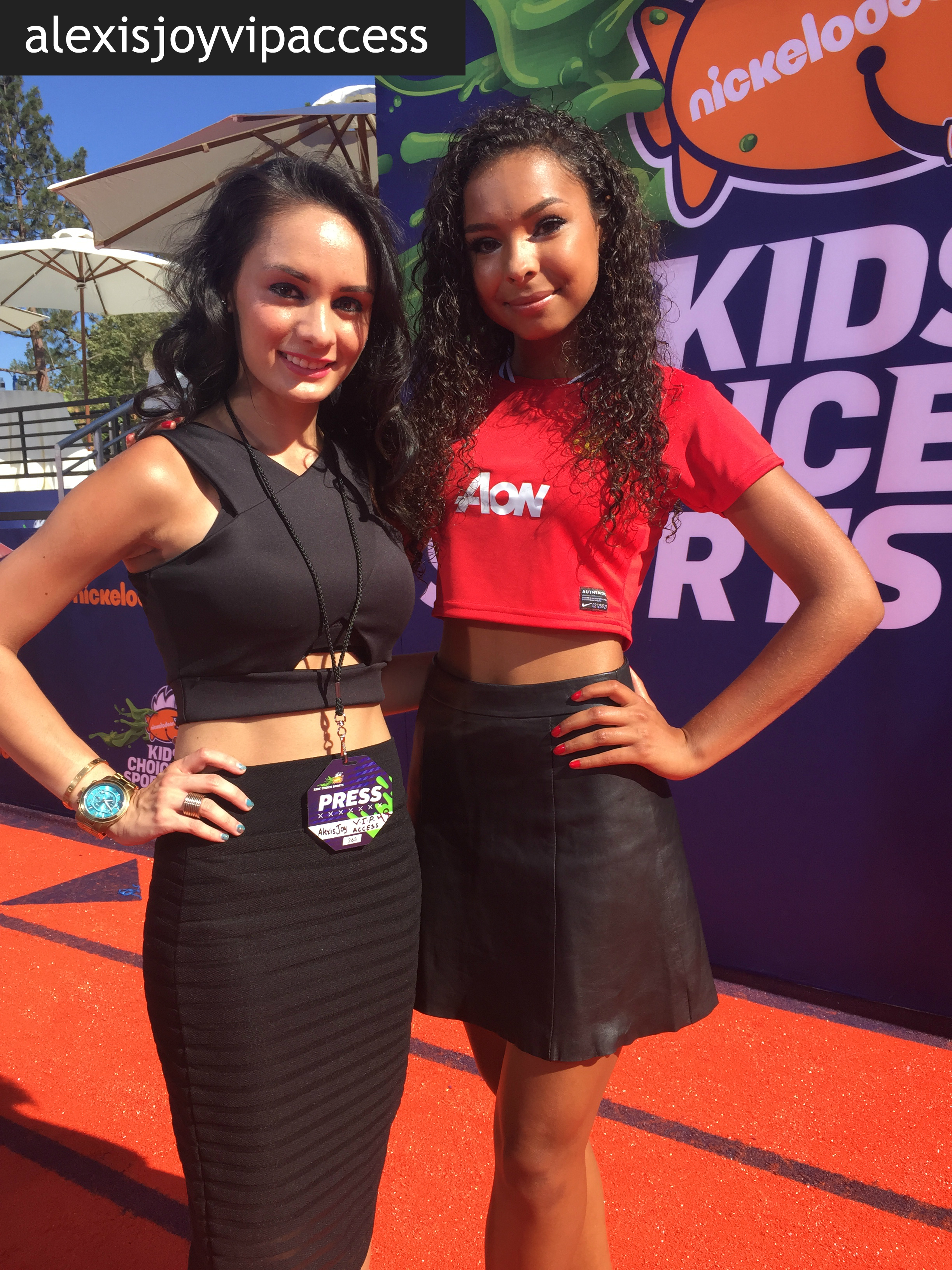 VIPAccessEXCLUSIVE: Denisea Wilson Updated Interview With Alexisjoyvipaccess At The Nickelodeon Kids’ Choice Sports!