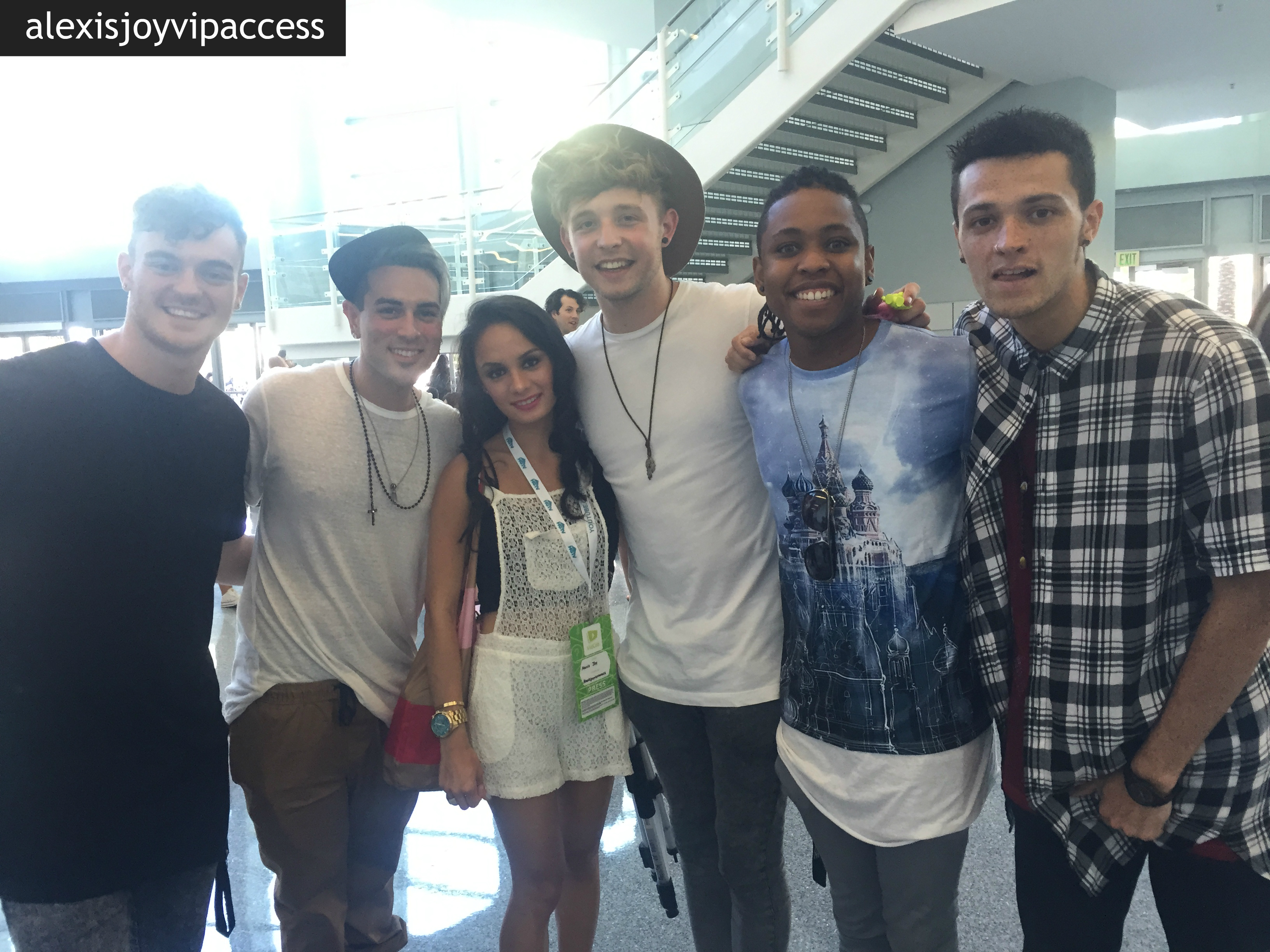 VIPAccessEXCLUSIVE: Phase Five Updated Interview With Alexisjoyvipaccess At Vidcon 2015!