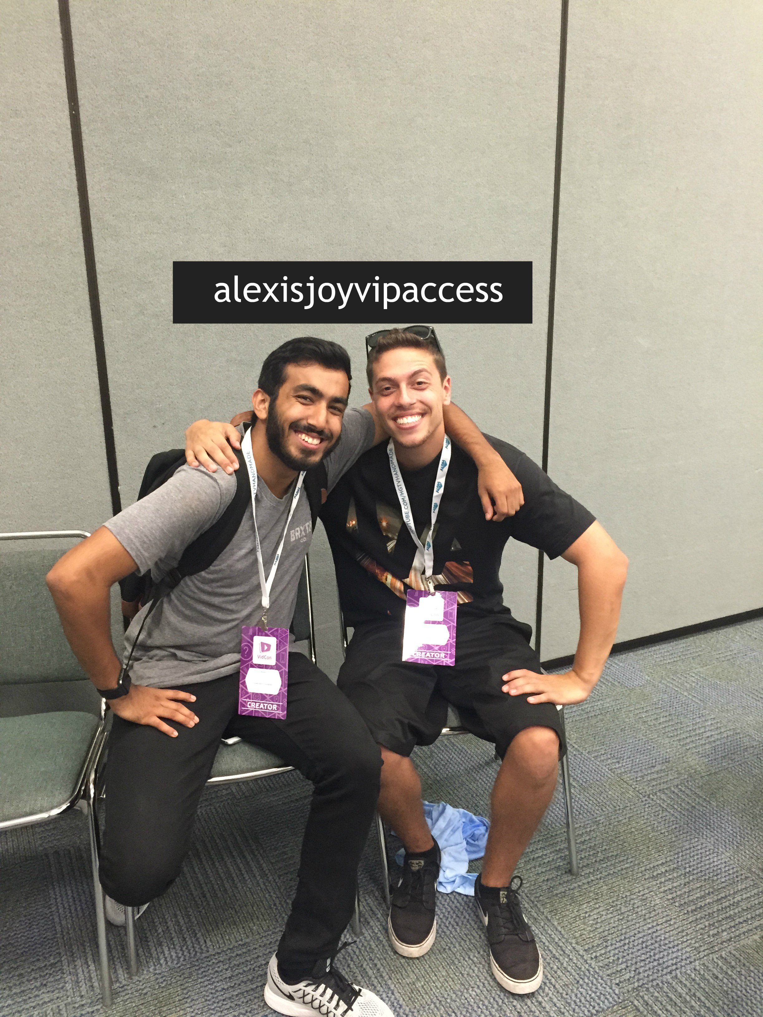 VIPAccessEXCLUSIVE: Zach Piona And Wahlid Mohammad Interview With Alexisjoyvipaccess At Vidcon 2015!