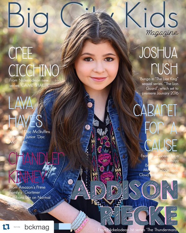 Article: Addison Riecke Looks Gorgeous On The Cover Of BCK Magazine! Check Out Her Cover Issue Here!