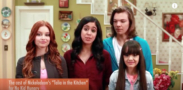 Article: The “Talia In The Kitchen” Cast Team Up With No Kid Hungry To Help End Child Hunger!