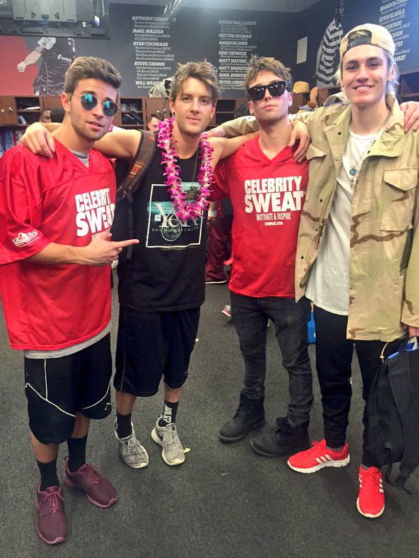 Article: Highlights Of Jake Miller, Emblem3 And Sammy Wilk Having A Blast At The Celebrity Flag Football Game Today!