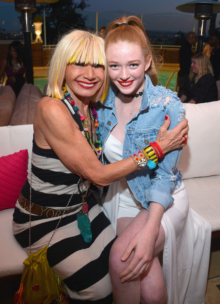 Article: Betsey Johnson Posted A Photo With Larsen Thompson From Her Pool Party And We Are Filled With Heart-Eye Emojis!