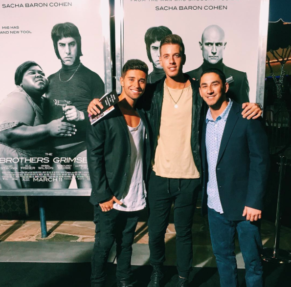 Article: Jake Miller Reunited With His Friends From Florida And Attended “The Brothers Grimsby” Premiere!