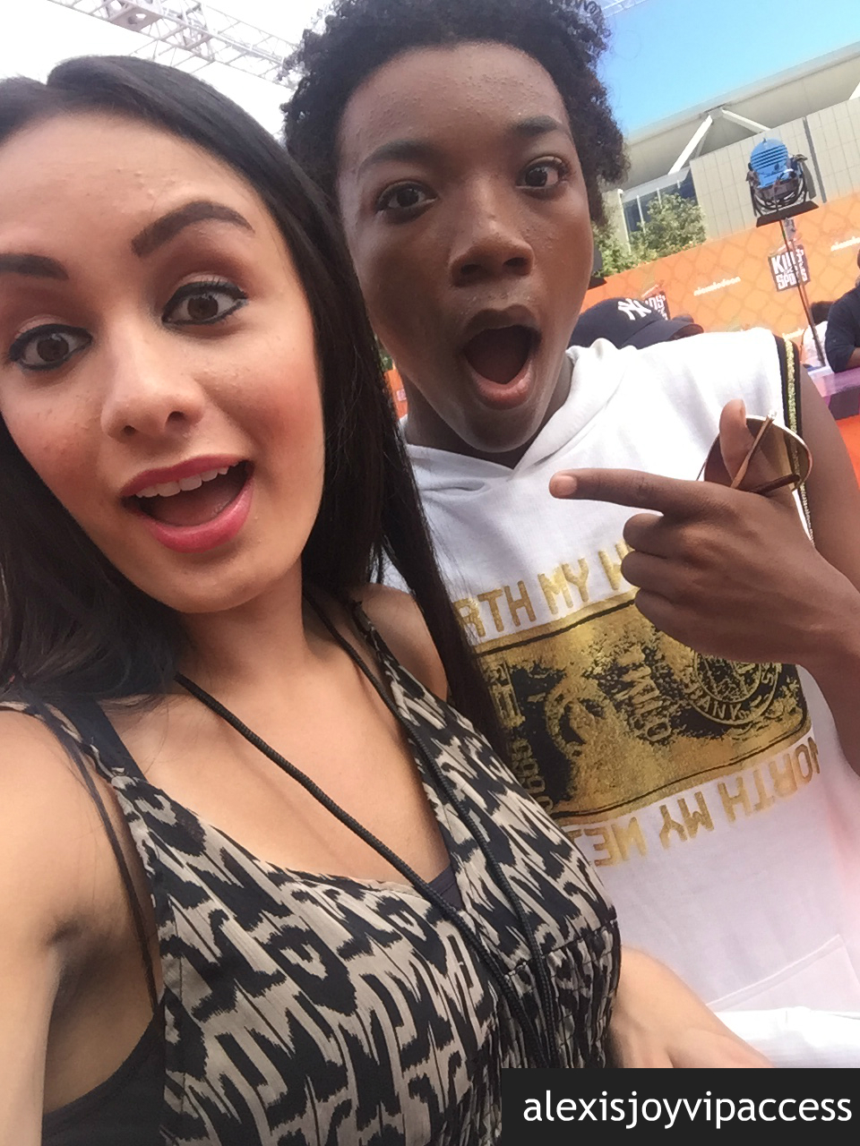 VIPAccessEXCLUSIVE: Jaheem Toombs Updated Interview With Alexisjoyvipaccess At The 2016 Nickelodeon Kids’ Choice Sports!