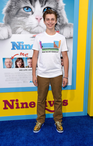 Article: Jacob Hopkins Rocks An Awesome Science Themed Shirt At The “Nine Lives” Premiere!