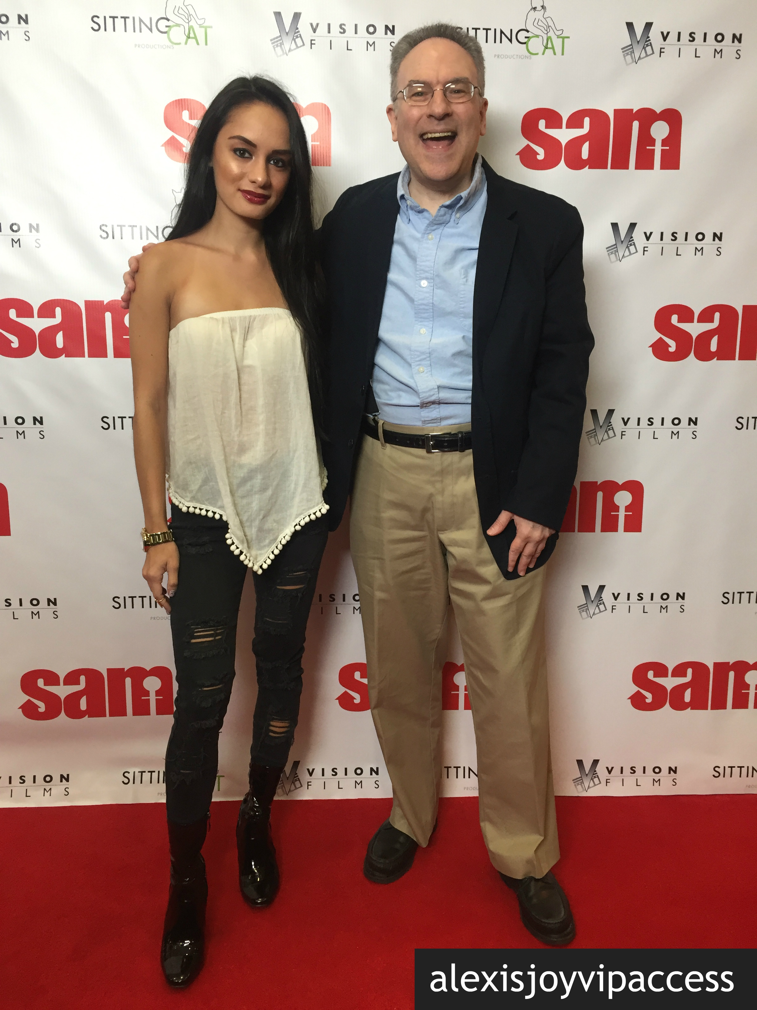 VIPAccessEXCLUSIVE: Alexisjoyvipaccess Attends Nicholas Brooks’ Screening Of His Movie “Sam” – RECAP Here!