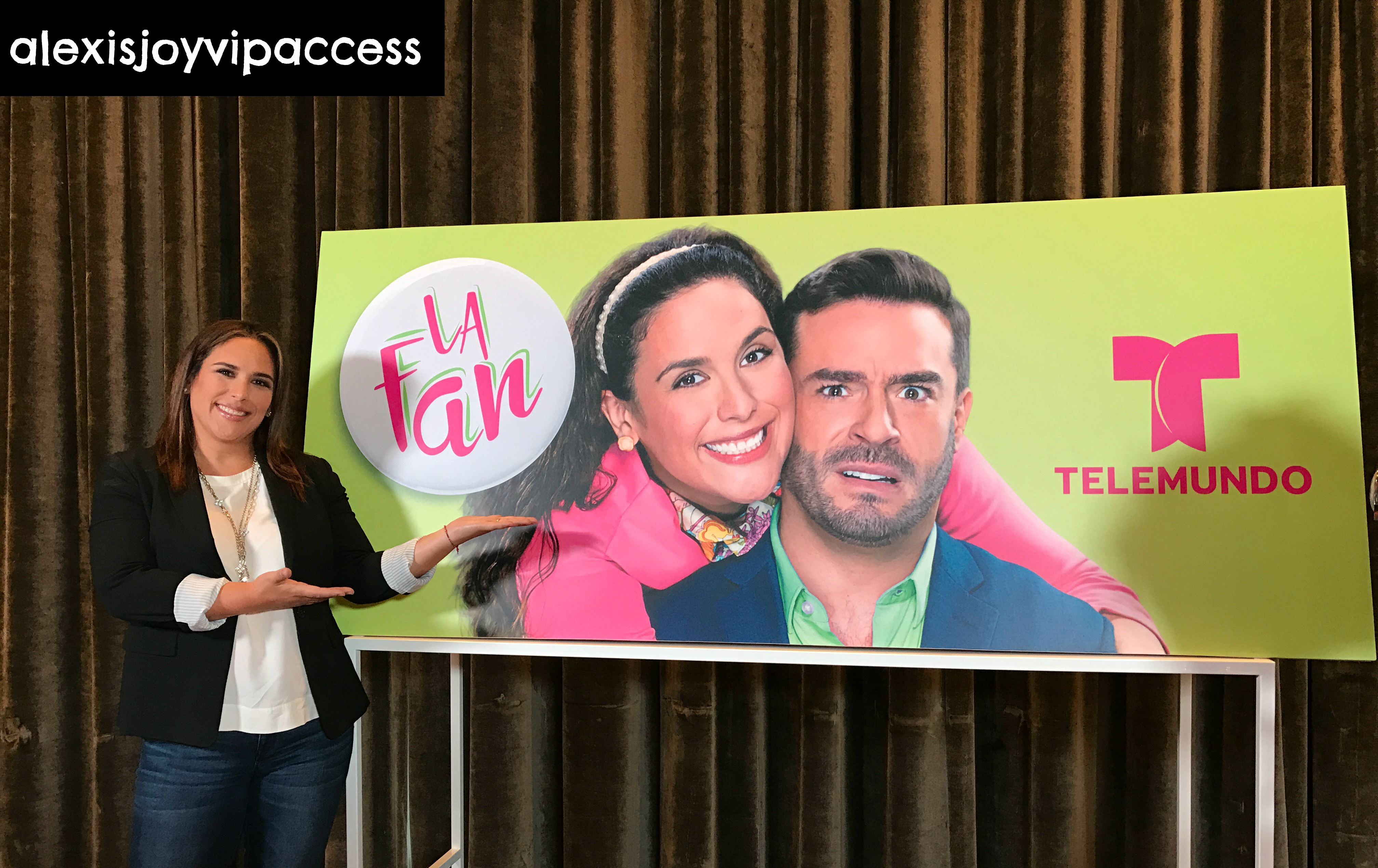 VIPAccessEXCLUSIVE: The Remarkable Angelica Vale Interview With Alexisjoyvipaccess At Telemundo’s “La Fan” Press Junket!