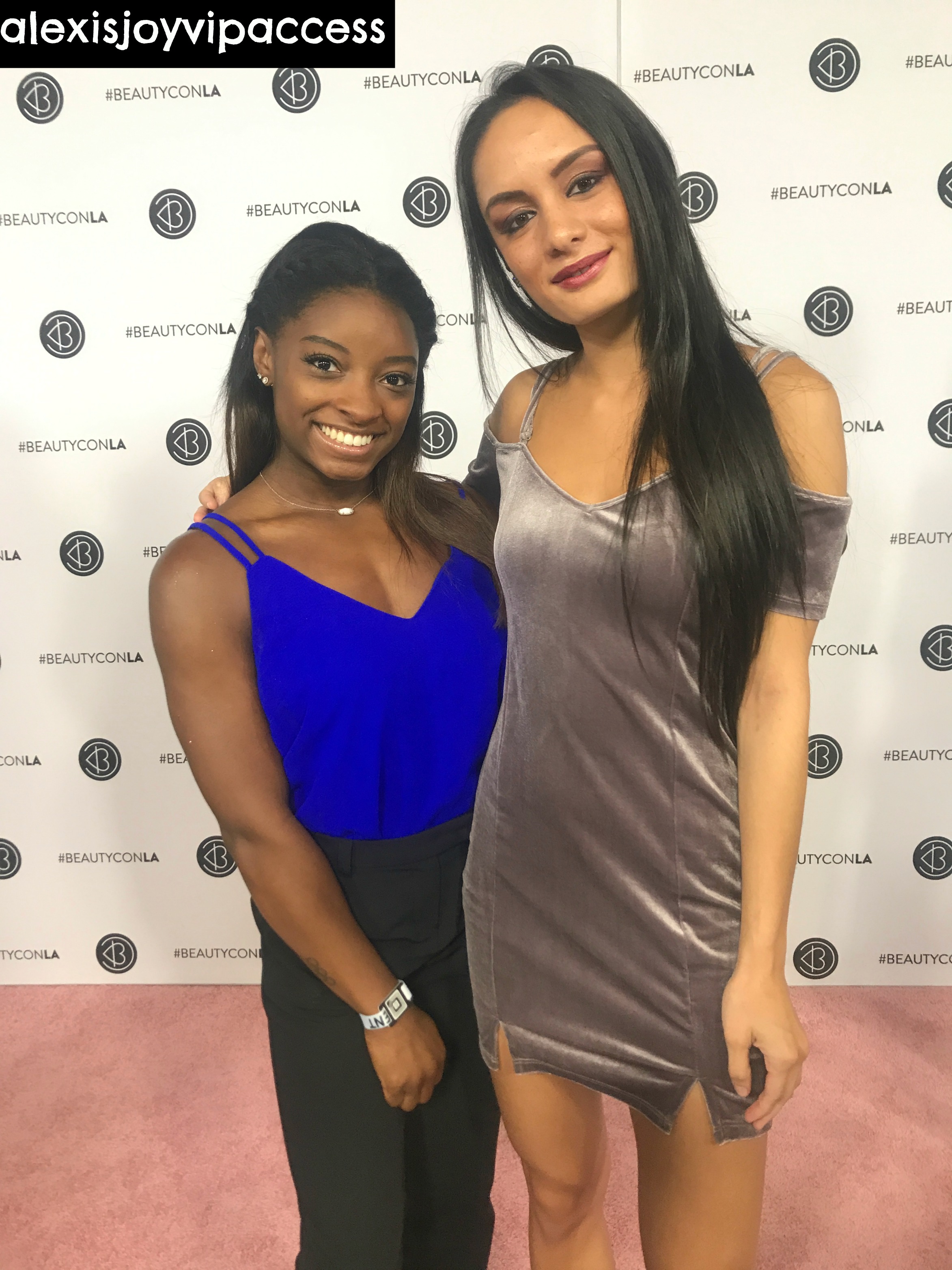 VIPAccessEXCLUSIVE: Olympic Hero Simone Biles Interview With Alexisjoyvipaccess At Beautycon LA!