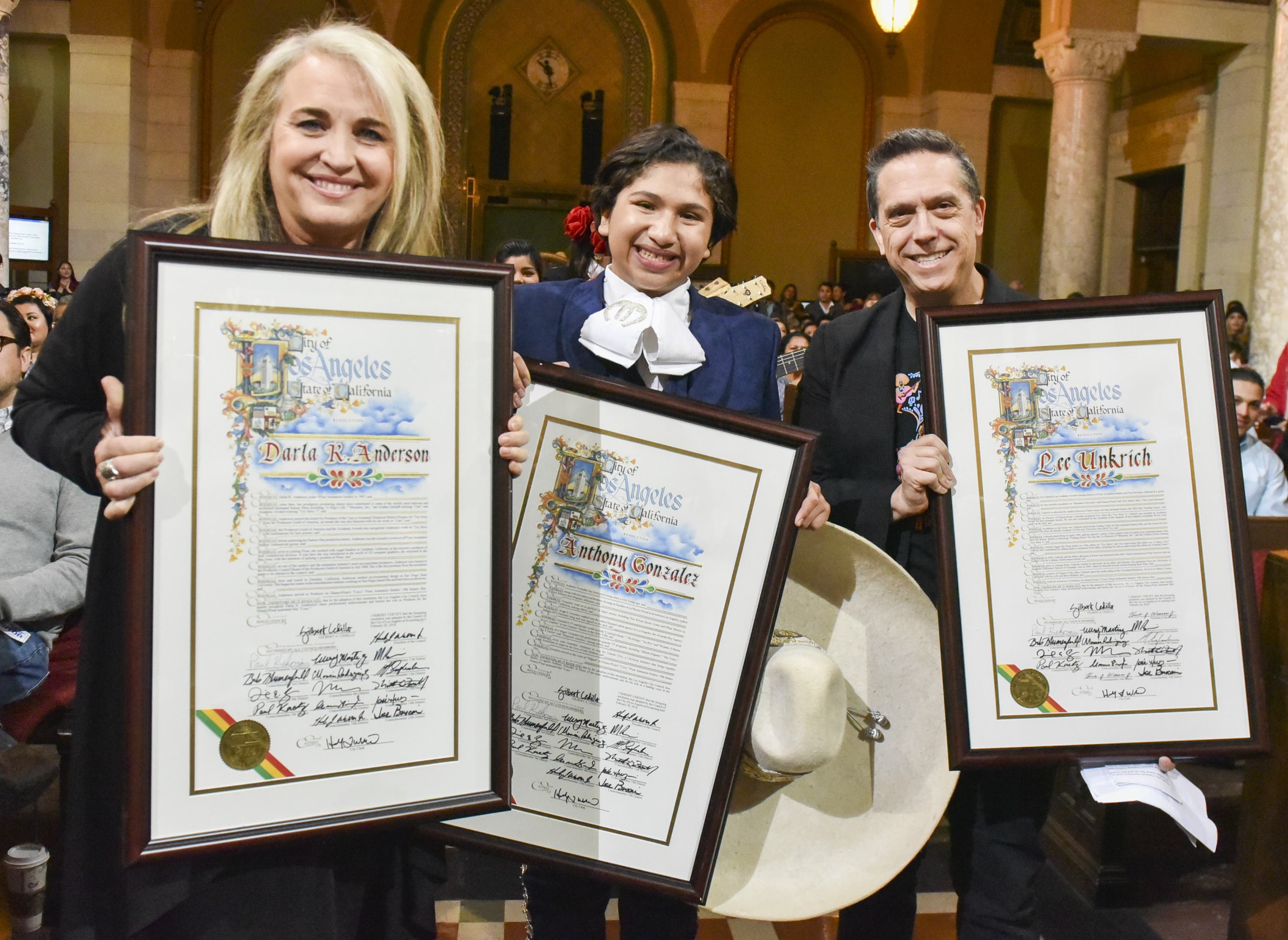 Article: Anthony Gonzalez, Lee Unkrich, Darla K. Anderson And More Celebrated The Declaration Of “Coco Day In L.A.!”
