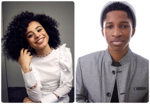 Gabrielle Neveah Green Lex Lumpkin Talk Nfl Wild Card Game On Nickelodeon