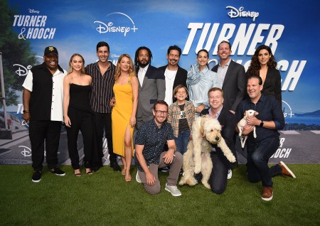 VIPAccessEXCLUSIVE: Josh Peck, Becca Tobin, Vanessa Lengies, John Stamos And More Had A Pawsome Time At The Premiere Of Disney+’s “Turner & Hooch” – See Photos From The Event Here!