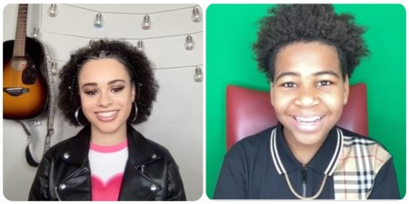 VIPAccessEXCLUSIVE: Young Dylan And Gabrielle Nevaeh Green Spill On Their Go-To Song To Get Them Pumped For The NFL Wild Card Game On Nickelodeon In Their Interview With AlexisJoyVIPAccess!