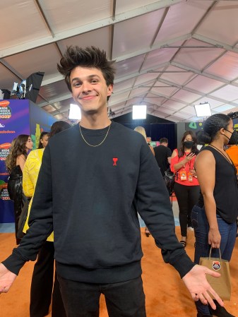VIPAccessEXCLUSIVE: Brent Rivera Talks About His Exciting, Upcoming Projects And His Dream Way To Get Slimed In His Interview With AlexisJoyVIPAccess At The 2022 Nickelodeon Kids’ Choice Awards!