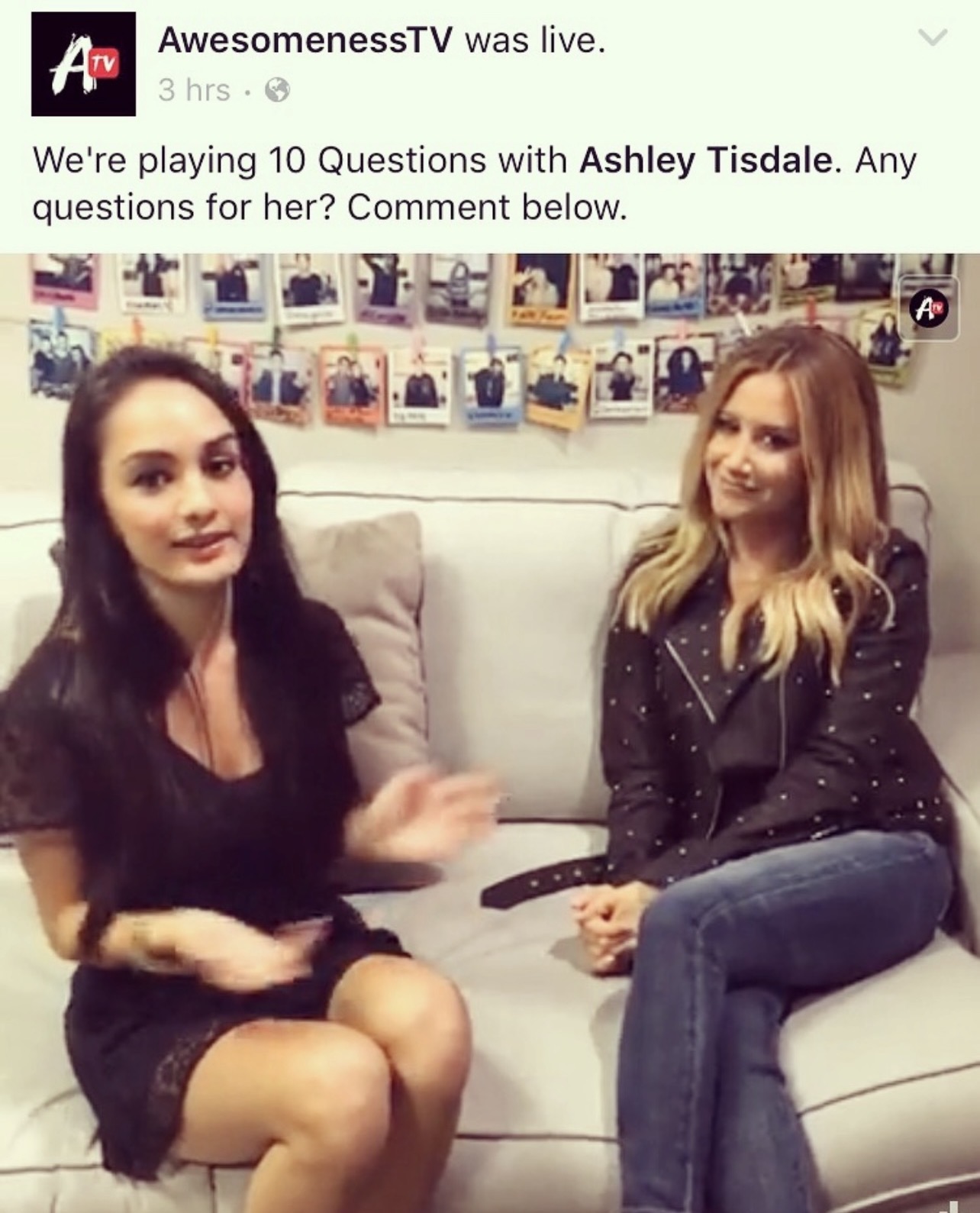 Alexis Joy hosting for AwesomenessTV