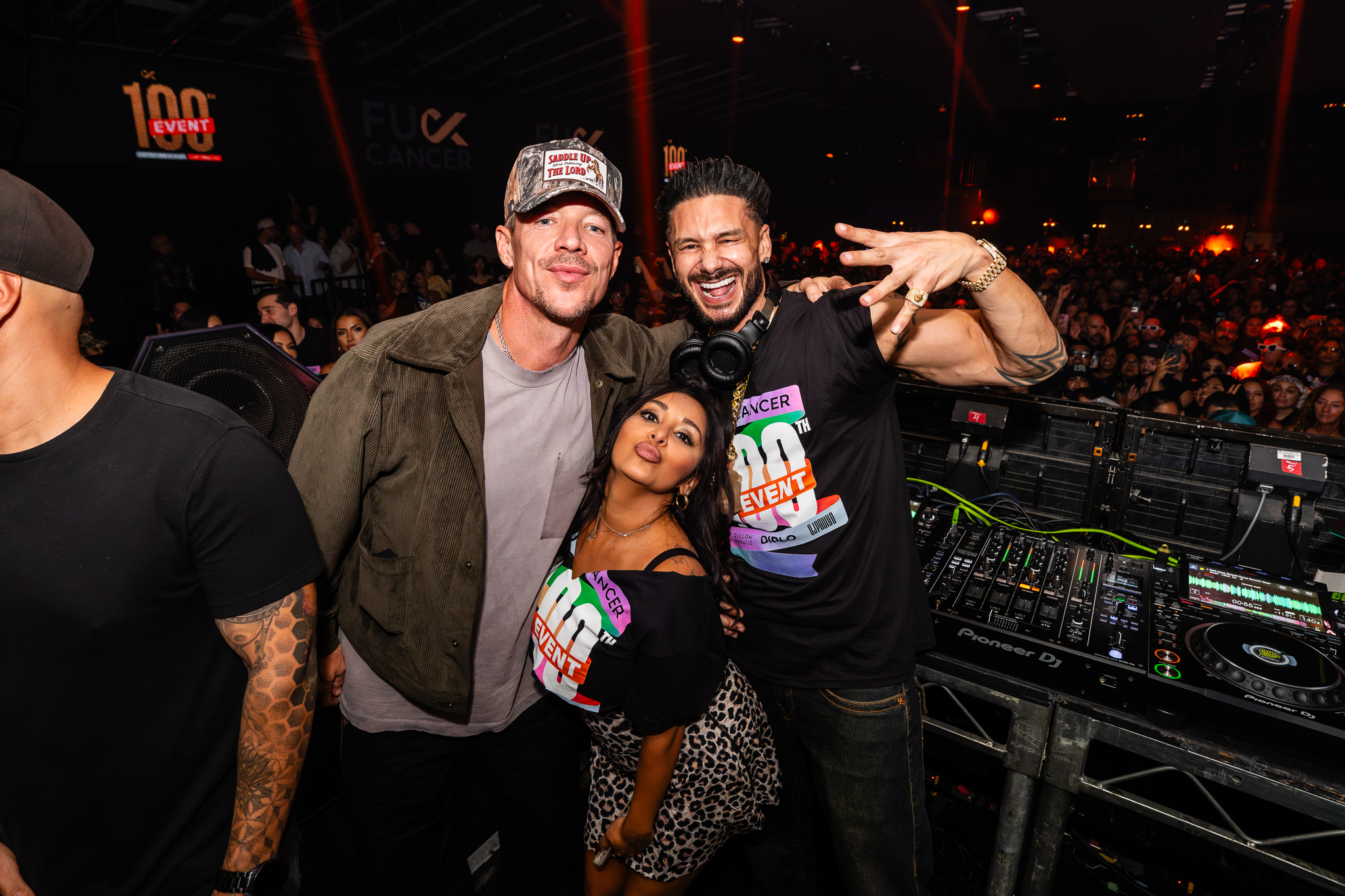 VIPAccessEXCLUSIVE: DJs Dillon Francis, Diplo, and Pauly D Came Together To Celebrate F Cancer’s 100th Event, Hosted By Snooki – Recap!
